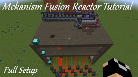 This is perhaps the most complex setup possible in Nuclearcraft, using a liquid-cooled Molten Salt Reactor to produce energy via steam generated from the heat produced from the reactor. . Mekanism fusion reactor setup